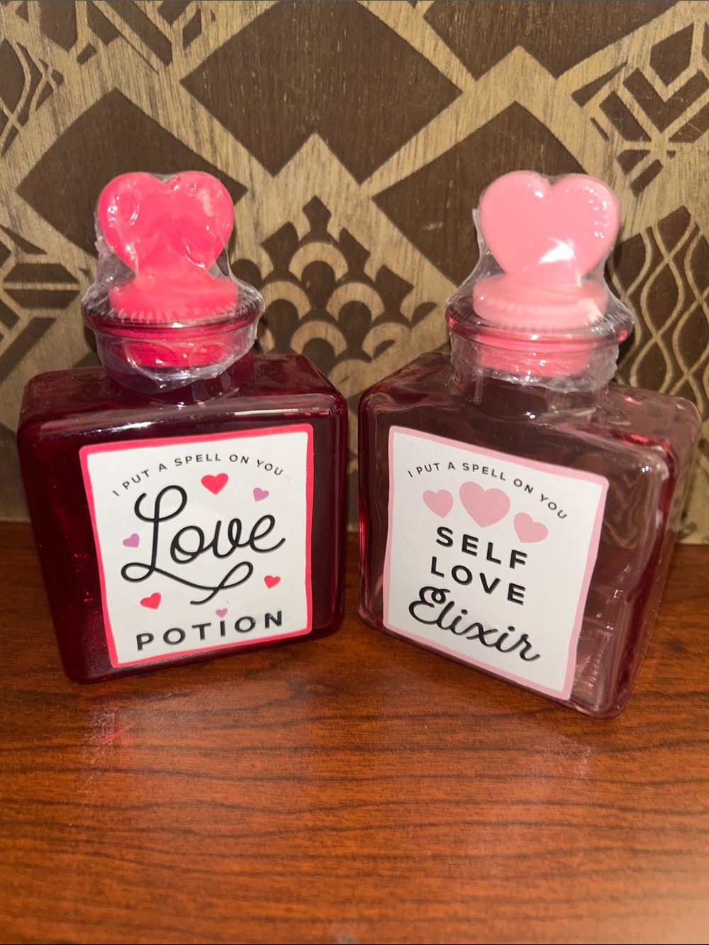 2 NEW LOVE Glass Containers